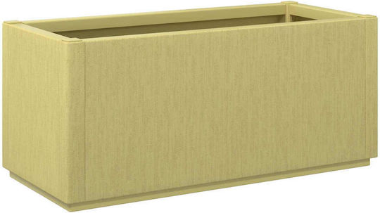 vidaXL Garten Pflanzgefäß Kunststoff Grün 80x36x35cm