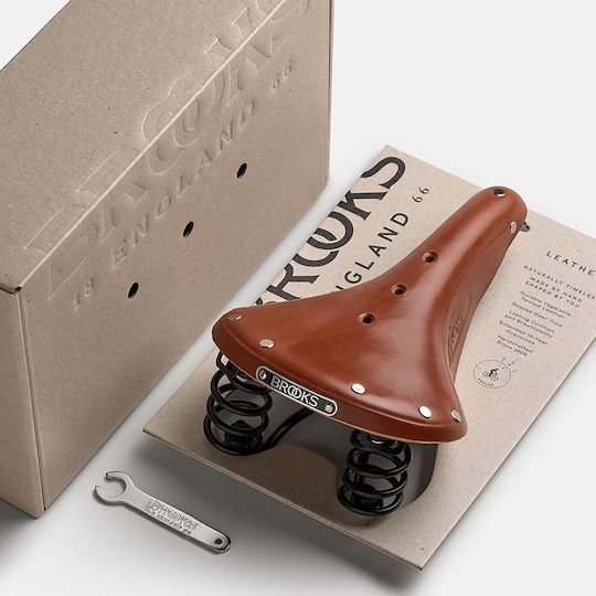 Brooks England Седло За Велосипед Кафяво 275 x 175 мм