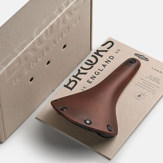 Brooks England Fahrradsattel Orange 283 x 164 mm