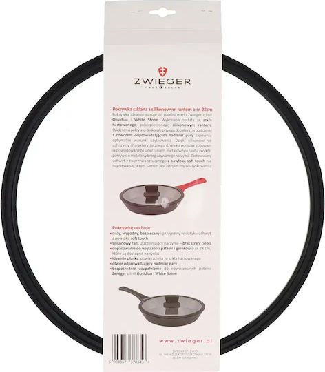 Zwieger Glas-Kochgeschirrdeckel Für Töpfe Und Pfannen 28cm