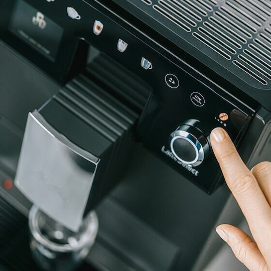 Melitta Latteselect Automatic Espresso Coffee Machine 1400W Pressure 15bar with Grinder Black F63/0-212