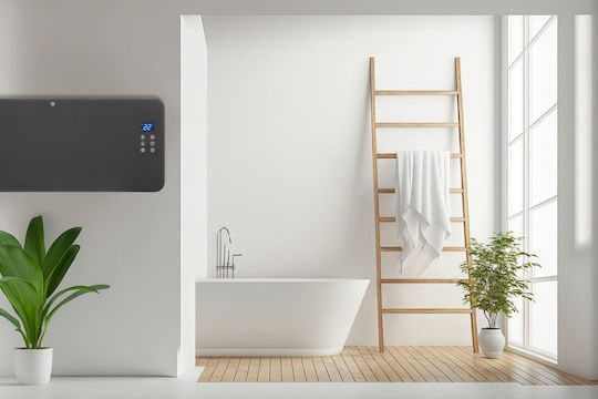 Concept Конвектор Подов 2000W с Електронен Термостат и WiFi 92x38см Сив