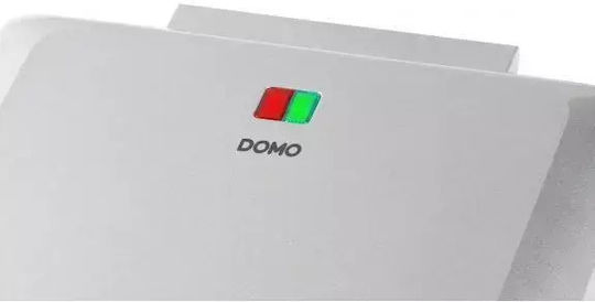 Domo Maker Βαφλιέρα για Τετράγωνες Βάφλες 4 Θέσεων 1600W