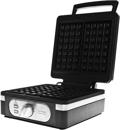 MPM Βαφλιέρα για Ορθογώνιες Βάφλες 2 Θέσεων 1400W