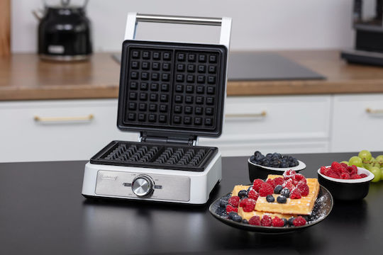 MPM Aparat Vafe Pentru Vafe Rectangulare 2 Compartimente 1600W