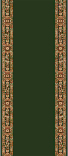 Isexan Church Carpet Corridor Orthodoxia Without Eagle Green 120x120cm 40-1200-2000