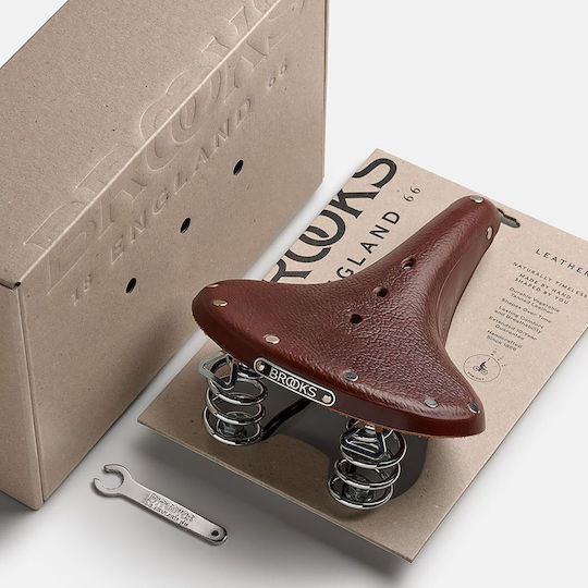 Brooks England B67 Кафяво Седло За Велосипед