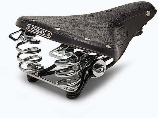 Brooks England B66 Късо Черно Седло За Велосипед