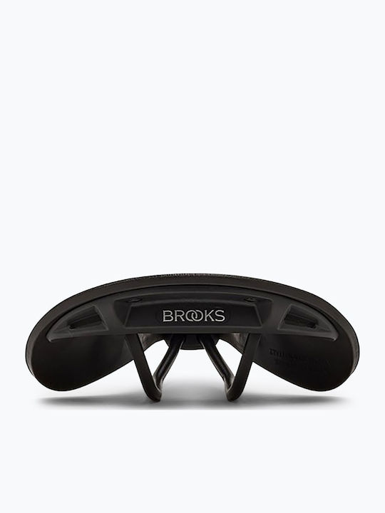 Brooks England C19 Carved Black Bicycle Saddle