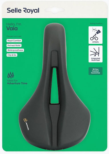 Selle Royal Vaia Athletic 45st Black Bicycle Saddle