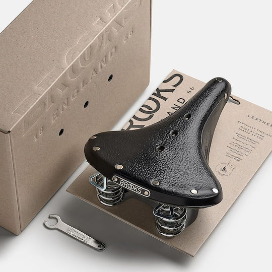 Brooks England B66 Черно Седло За Велосипед
