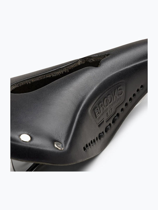 Brooks England B17 Carved Черно Седло За Велосипед