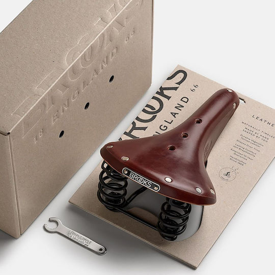 Brooks England Седло За Велосипед Кафяво 275 x 175 мм