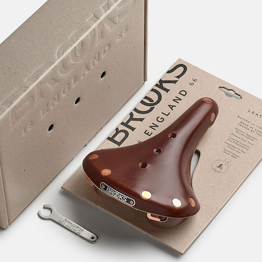 Brooks England Седло За Велосипед Кафяво 242 x 176 мм