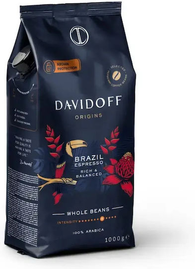Davidoff Espresso Arabica Brasilien in Körner 1kg