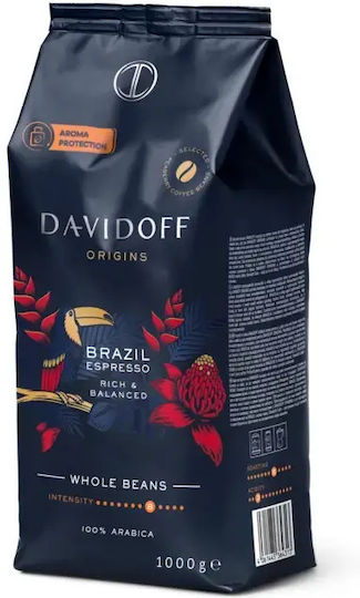 Davidoff Espresso Arabica Brasilien in Körner 1kg