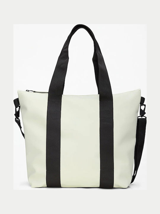 Rains Damentasche Tote Handtasche Creme