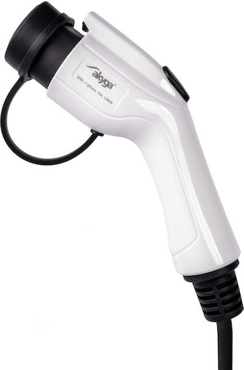 Akyga Φορητός Μονοφασικός Σταθμός Φόρτισης 3.8kW με Ενσωματωμένο Καλώδιο Type 2 (AK-EC-23)