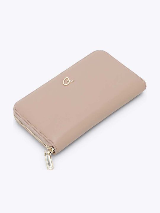 Nude Large Women's Wallet Pink