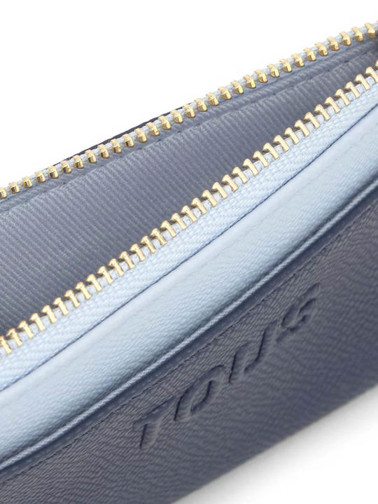 Audree Saffiano Small Women's Wallet Blue