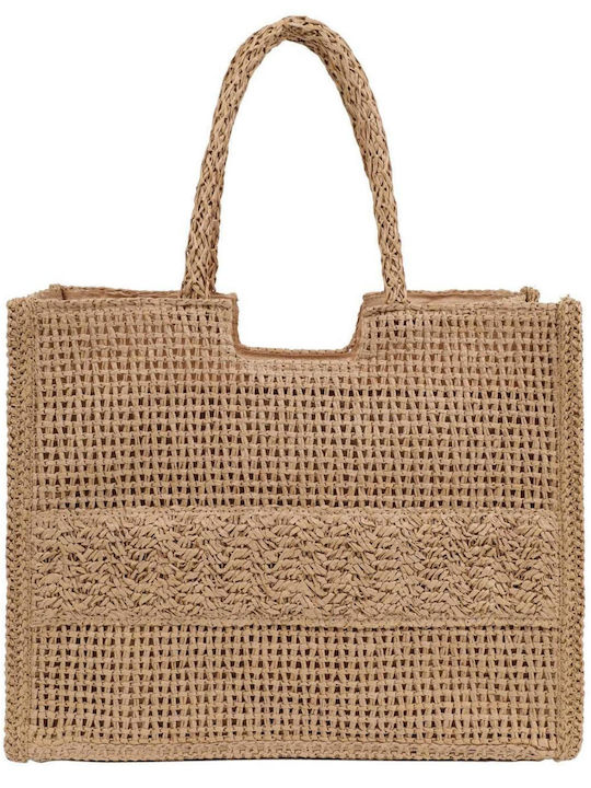 Doca Wicker Brown Beach Bag