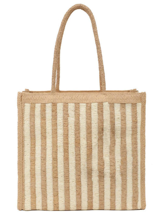 Doca Doca Korbweide Strandtasche Beige