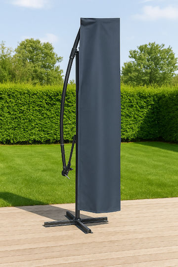 Husă Impermeabilă De Protecție Pentru Umbrelă 190x45cm În Culoare Gri