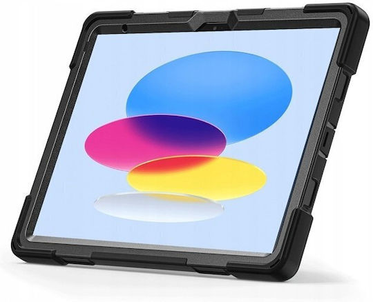 Crong Defender Plus – Husă Rezistentă iPad 11" A16 2025 10,9" 2022 Neagră