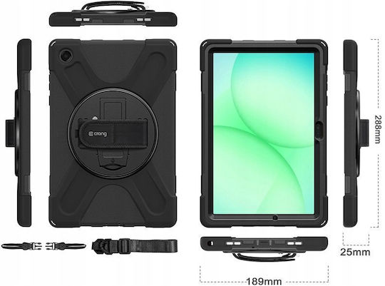 Crong Defender Plus – Rugged Case Samsung Galaxy Tab A11+ 10.9” Black