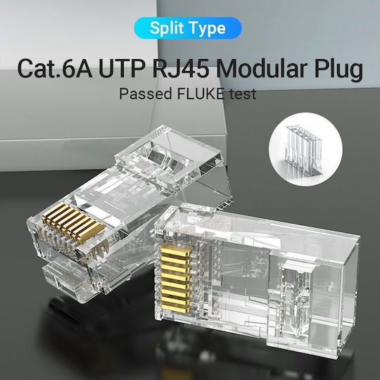 Vention Network Connectors Cat6a Utp Modular Plug Idgr0-50 50 Pack