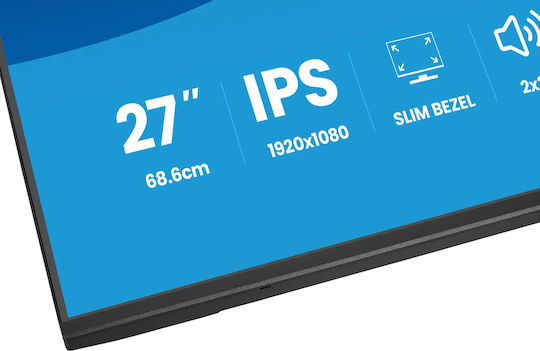Iiyama ProLite X2797HSU-B1 IPS Monitor 27" FHD 1920x1080 με Χρόνο Απόκρισης 4ms GTG
