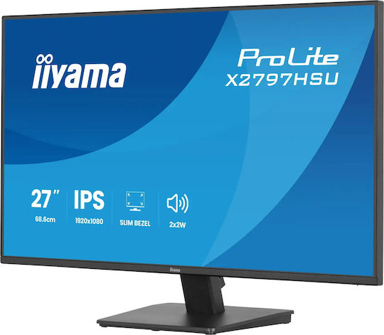 Iiyama ProLite X2797HSU-B1 IPS Monitor 27" FHD 1920x1080 με Χρόνο Απόκρισης 4ms GTG