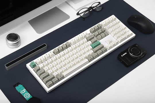 Keychron Q6 HE QMK Q6H-P1 Wireless Hall Effect Gaming Keyboard with Magnetic Switches and RGB Lighting English US Shell White