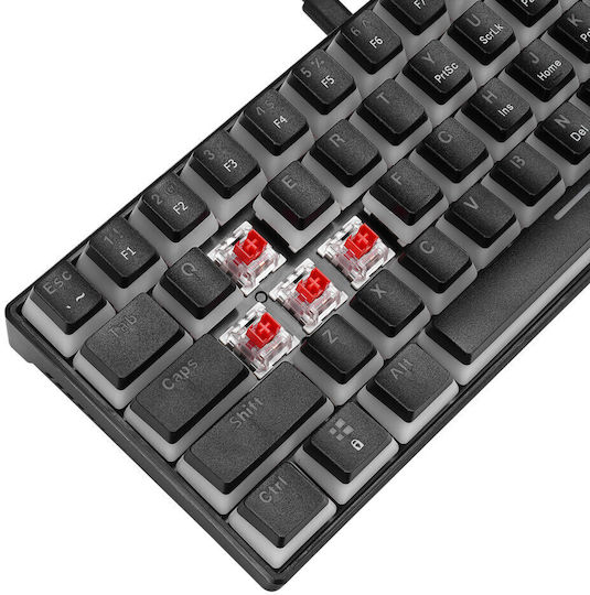 Rampage Radiant K11 RGB Gaming Mechanical Keyboard 60% with Outemu Red switches and RGB lighting (English US)