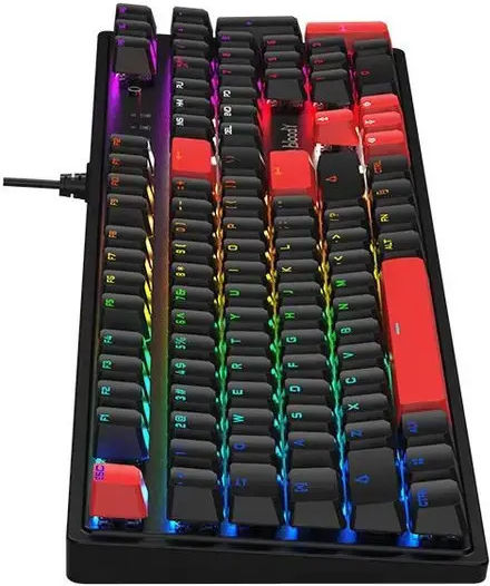 A4Tech Bloody S520N Fire Gaming Mechanical Keyboard with BLMS Red Plus switches and RGB lighting (English US)