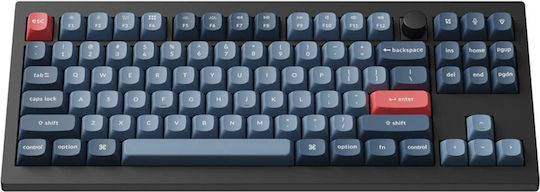 Keychron V3 Max QMK V3M-D1 Gaming Μηχανικό Πληκτρολόγιο Tenkeyless με Gateron Jupiter Red διακόπτες και RGB φωτισμό (Αγγλικό US)
