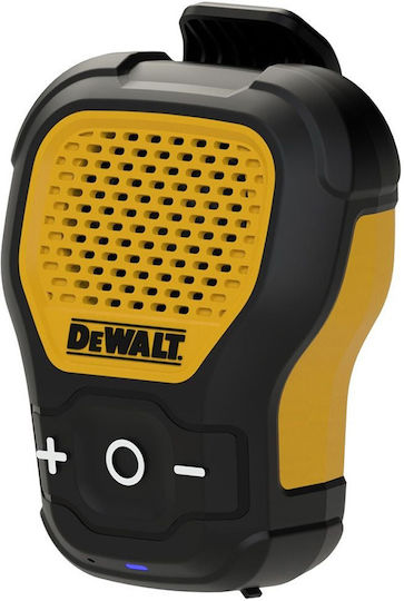 DEWALT Jobsite Pro Ηχείο Bluetooth 2W με Διάρκεια Μπαταρίας έως 10 ώρες Κίτρινο