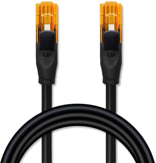 Qoltec U/UTP Kat.6 Ethernet Netzwerkkabel 20m Schwarzes