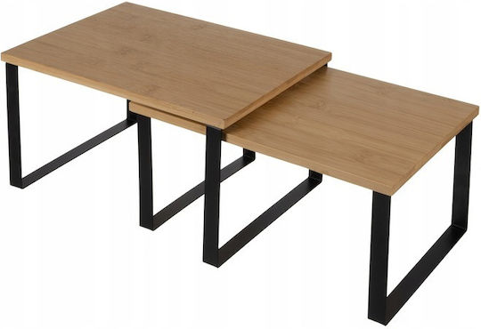 Suport De Masă Din Lemn 33.5x18.5x14.5cm 2 Bucăți Bej