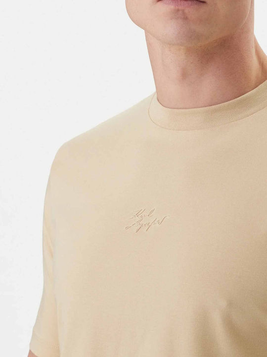 Herrenblusen Crewneck T-Shirt Sand
