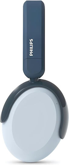 Philips TAK5500RT Kabellos / Kabelgebunden Kinder Über Ohr Kopfhörer und Quick Charge Marineblau