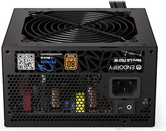 Endorfy Vero L6 750W Black Computer Power Supply Full Wired 80 Plus Bronze