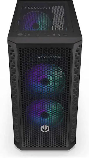 Endorfy Signum M30 ARGB Gaming Mini Tower Computer Case Black