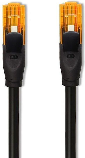 Qoltec U/UTP Cat.6 Gigabit Network Cable Ethernet 15m Black