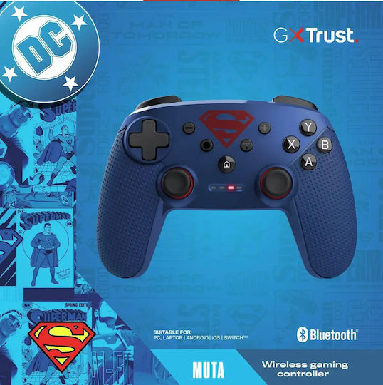 Trust GXT 542SM Muta Ασύρματο Gamepad για Android / PC / Switch / iOS Μπλε