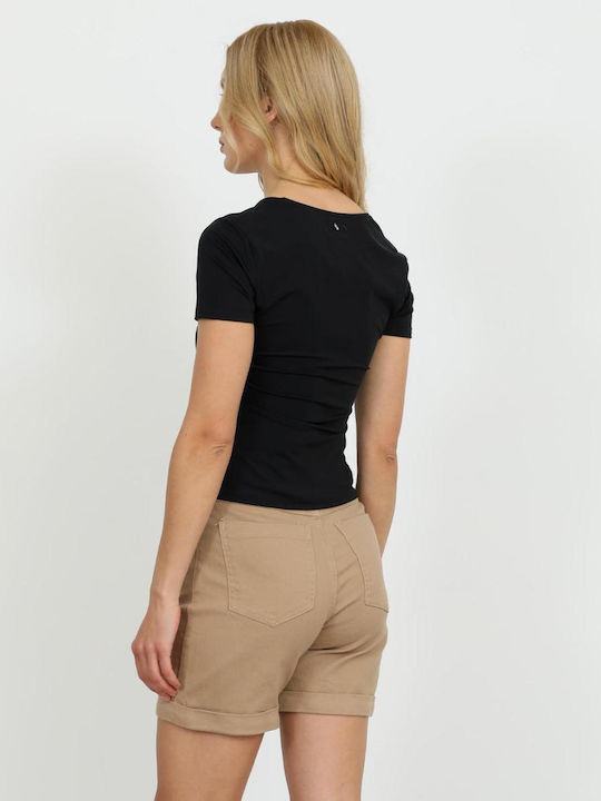 Damen Bluse Schwarz
