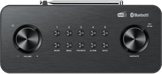 Kenwood CR-ST80DAB Επιτραπέζιο Ραδιόφωνο Ρεύματος DAB+ με Bluetooth Μαύρο