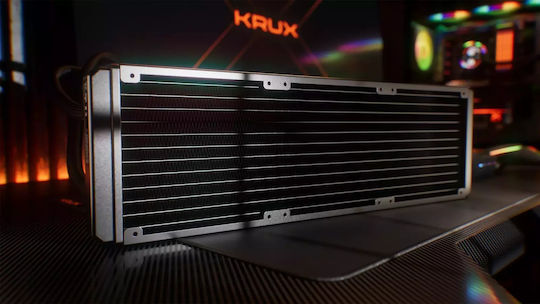 Krux HydroX 360 ARGB Water Cooling System AIO CPU with 3 120mm Fans
