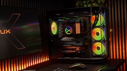 Krux HydroX 360 ARGB Water Cooling System AIO CPU with 3 120mm Fans