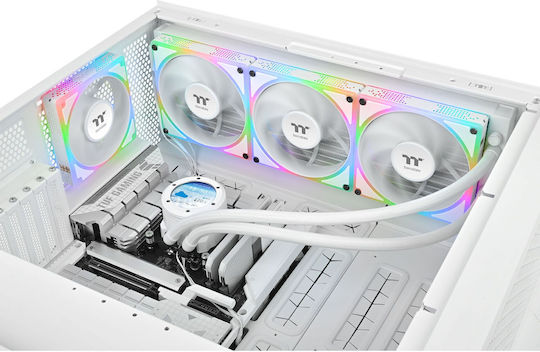 Thermaltake Toughfan Ex Case Fans 120mm (2000rpm / 59.34cfm) with ARGB Lighting Pack of 3 White